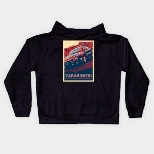 Carabinieri, police car Kids Hoodie